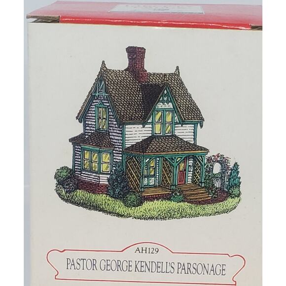 Liberty Falls PASTOR GEORGE KENDELLS PARSONAGE Americana Collection AH129 1997 - Picture 1 of 4
